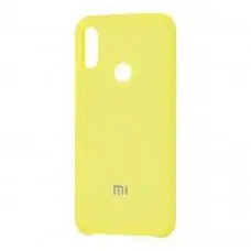 Чехол для Xiaomi Redmi Note 7 Silky Soft Touch "лимонный"
