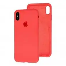 Чехол для iPhone X / Xs Silicone Full оранжевый / electric orange 