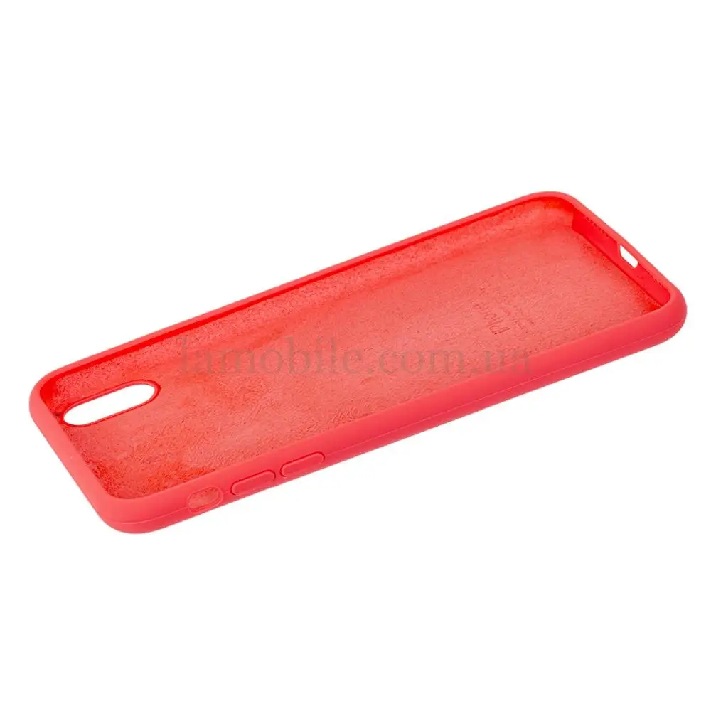 Чохол для iPhone X / Xs Silicone Full оранжевий / electric orange