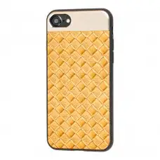 Чохол Leather Design для iPhone 7/8 case коричневий під магнітний тримач