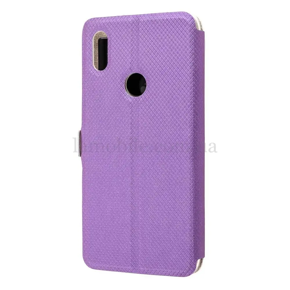 Чехол книжка для Xiaomi Redmi S2 Modern Style с двумя окнами фиолетовый