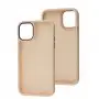 Чехол для iPhone 11 Metal Bezel персиковый