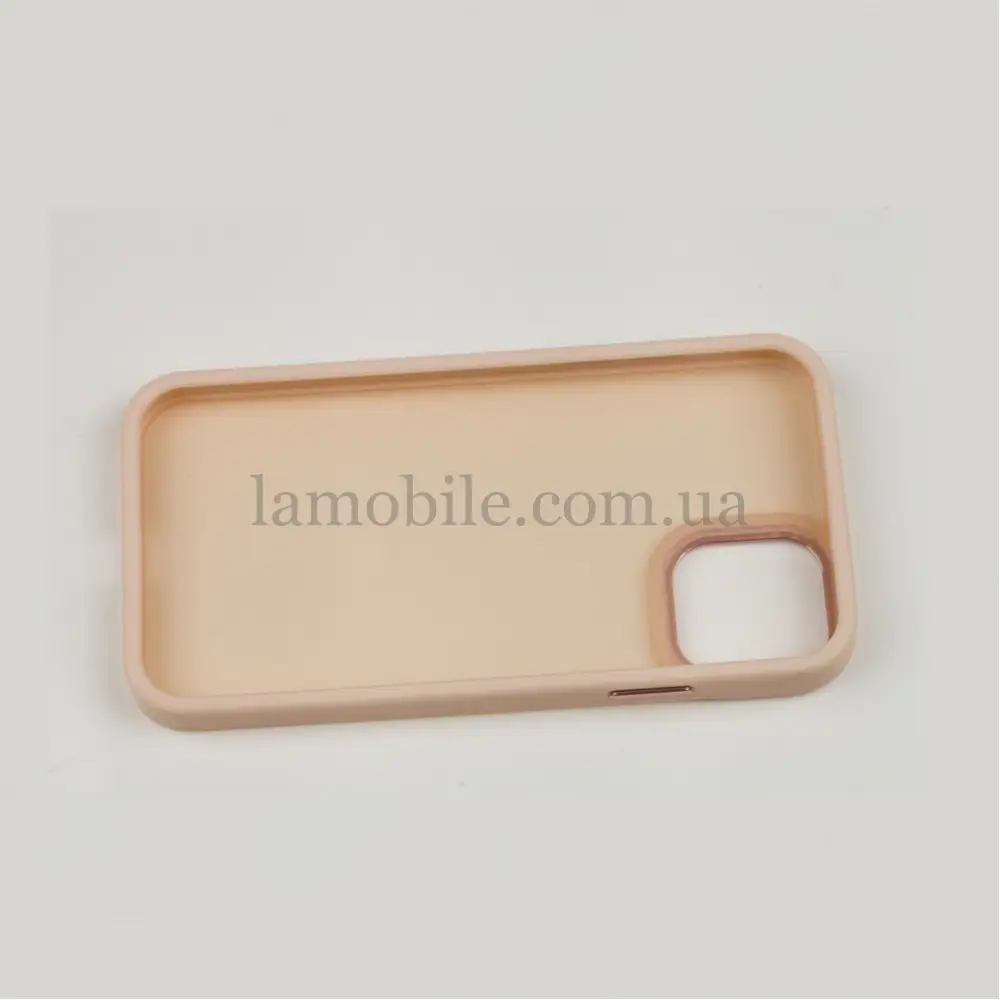 Чехол для iPhone 11 Metal Bezel персиковый