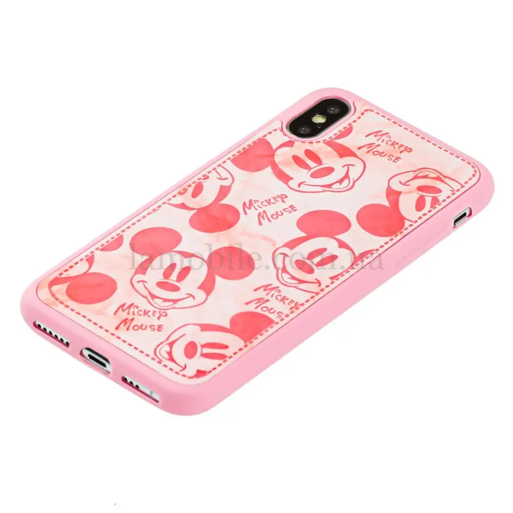 Чохол для iPhone Xs Max Mickey Mouse ретро рожевий
