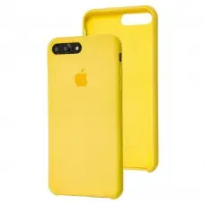Чехол Silicone для iPhone 7 Plus / 8 Plus case желтый