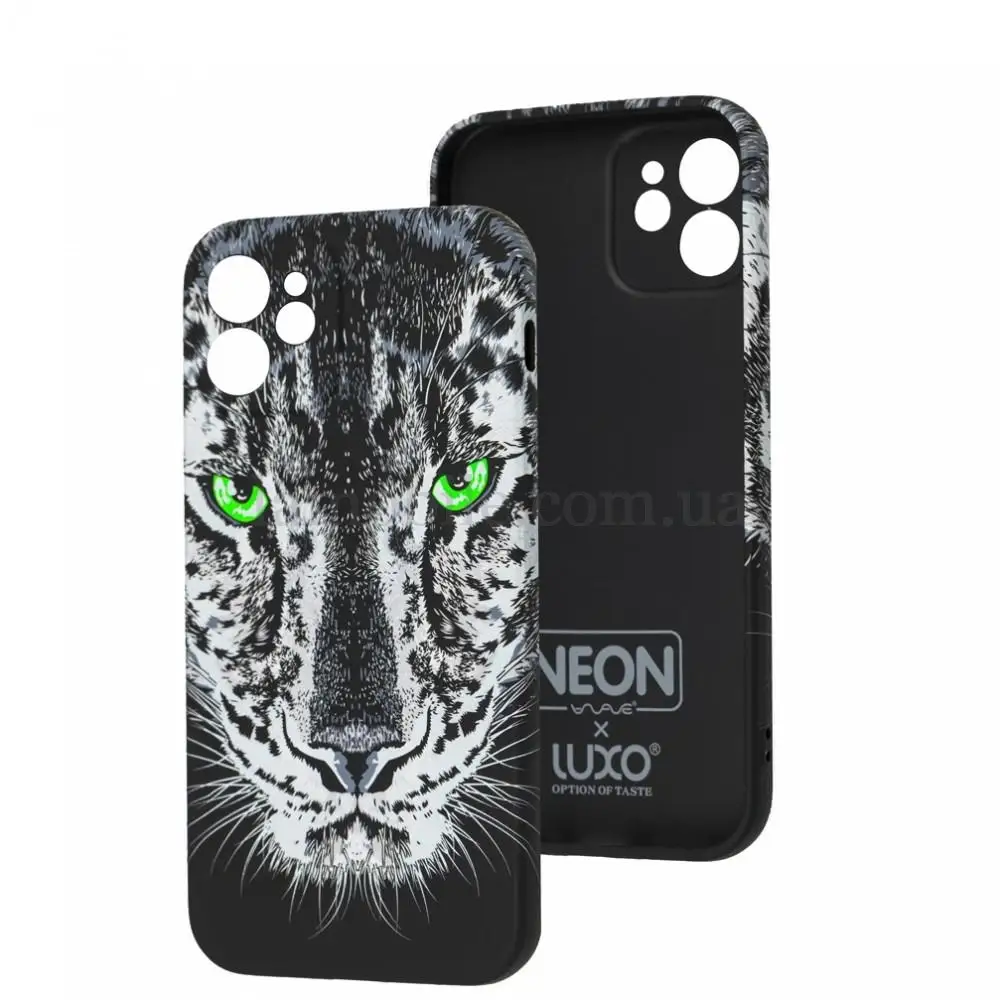 Чохол для iPhone 12 WAVE neon x luxo Wild leopard