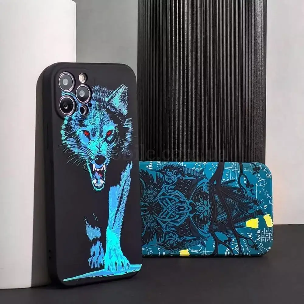 Чехол для iPhone 12 Pro WAVE neon x luxo Wild lion