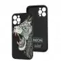 Чехол для iPhone 12 Pro WAVE neon x luxo Wild lion