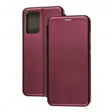 Чохол книжка Premium для Samsung Galaxy A72 бордовий