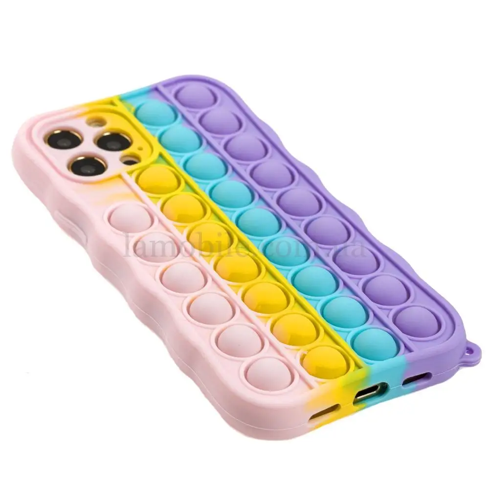 Чехол для iPhone 12 Pro Pop it colors антистресс дизайн 2