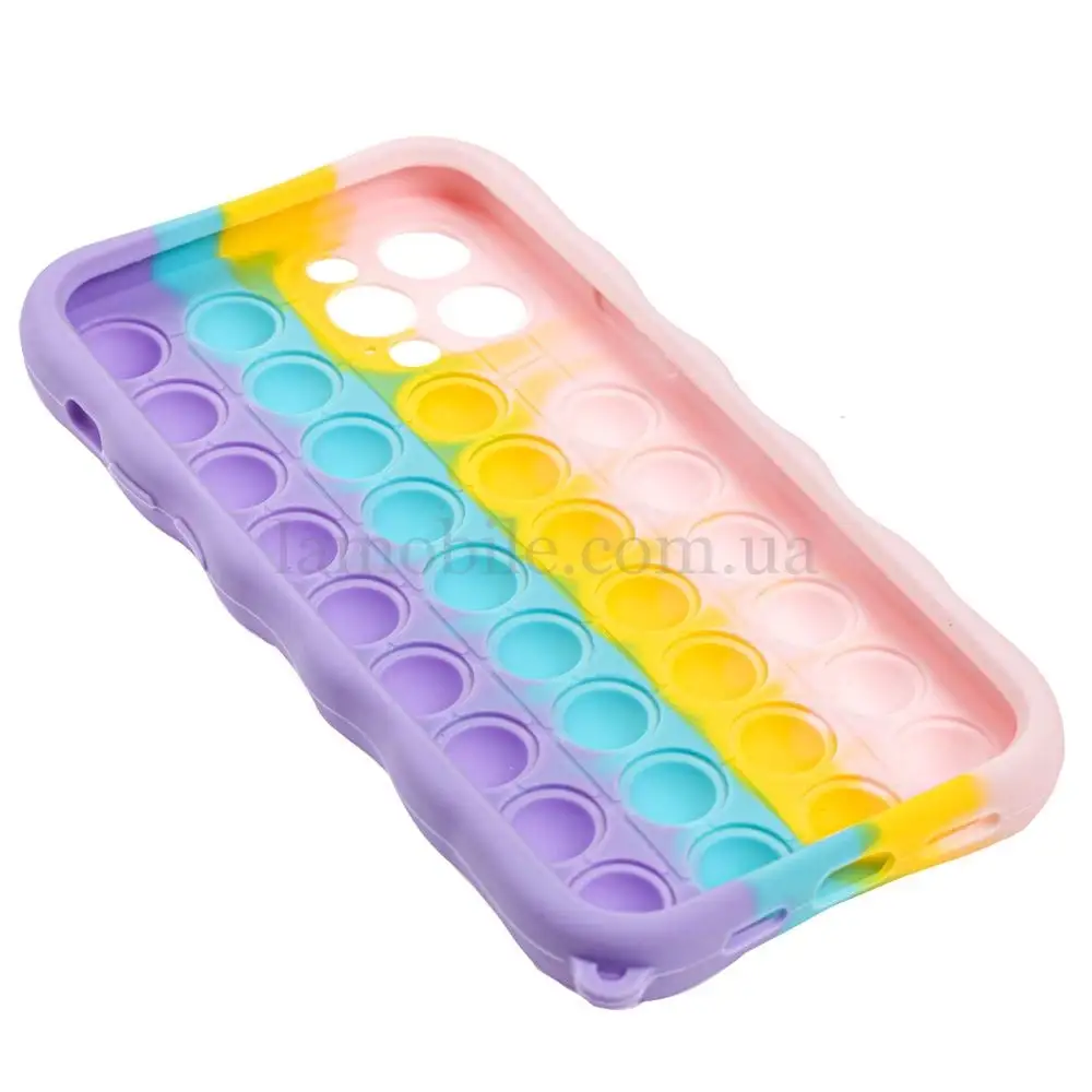 Чехол для iPhone 12 Pro Pop it colors антистресс дизайн 2
