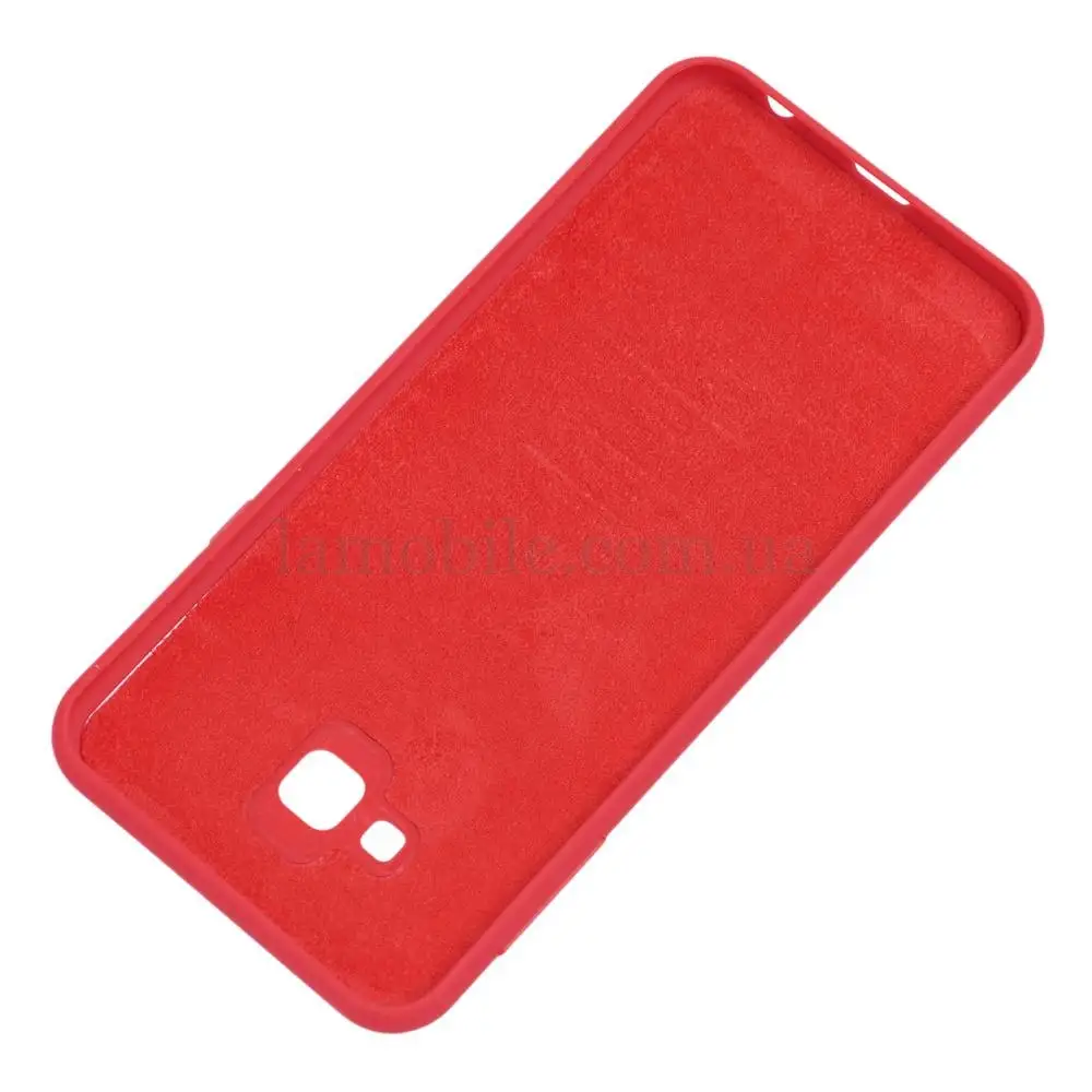 Чехол для Samsung Galaxy J4+ 2018 (J415) Silicone cover красный