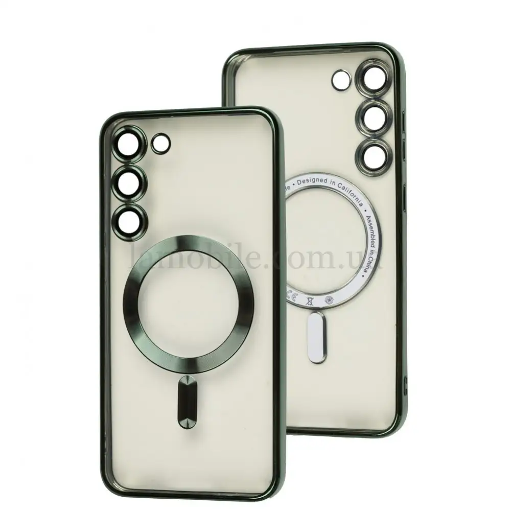 Чохол для Samsung Galaxy S23 + Berlia MagSafe green