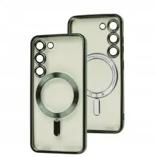Чехол для Samsung Galaxy S23 (S911) Berlia MagSafe green