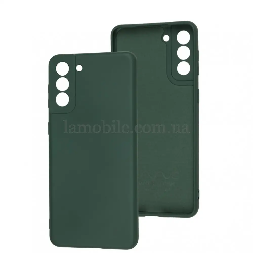 Чохол для Samsung Galaxy S21+ (G996) Wave camera colorful forest green
