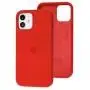 Чехол для iPhone 12 / 12 Pro Full Silicone case china red