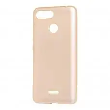 Чехол для Xiaomi Redmi 6 Soft матовый золотистый