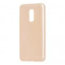 Чохол для Xiaomi Redmi 5 Plus Soft матовий золотистий