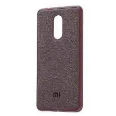 Чохол для Xiaomi Redmi 5 Textile коричневий