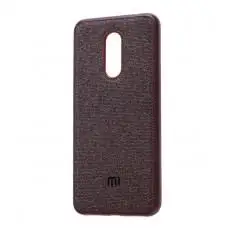 Чохол для Xiaomi Redmi 5 Plus Textile коричневий
