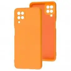 Чехол для Samsung Galaxy A12 (A125) Wave camera colorful peach