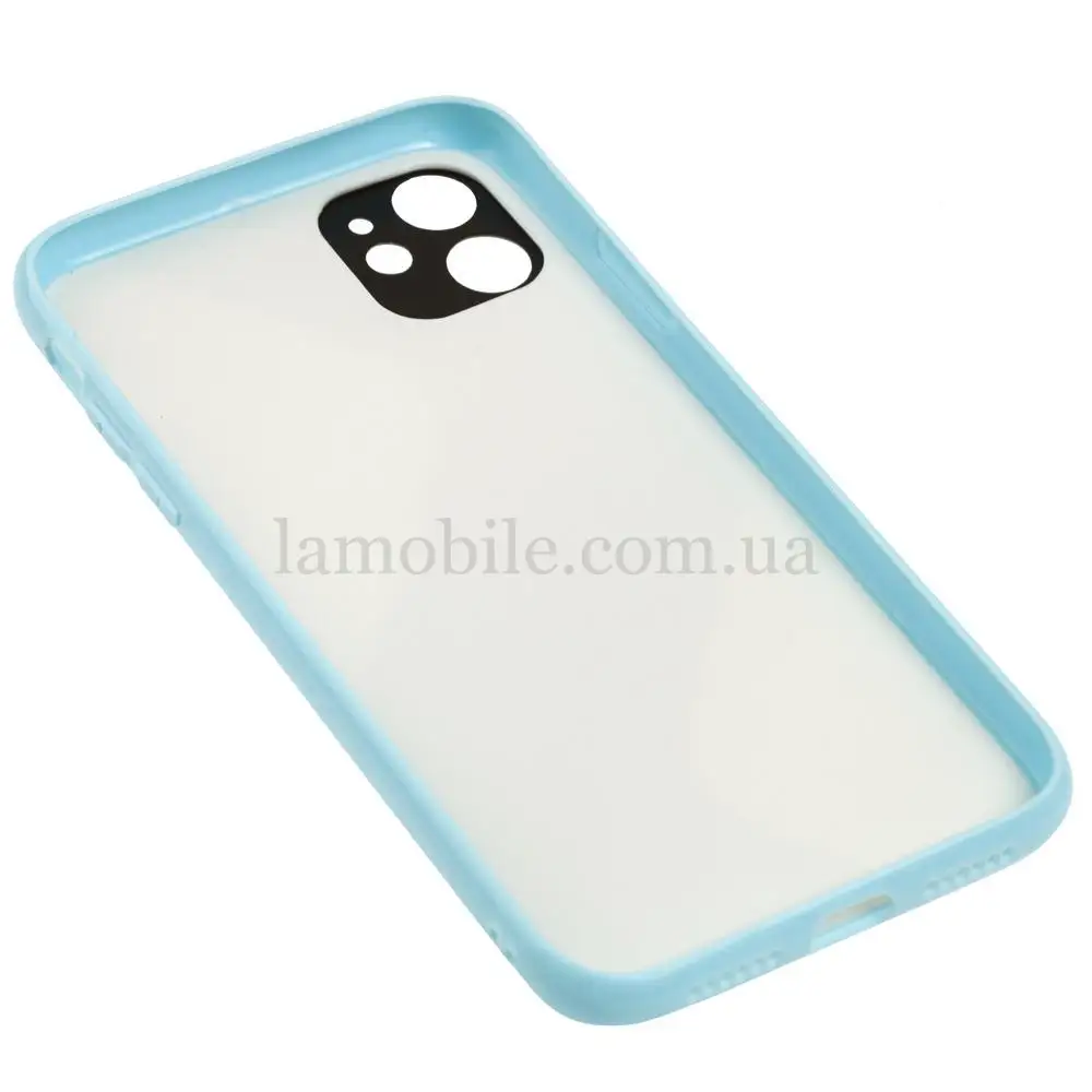 Чехол для iPhone 11 Shine mirror голубой