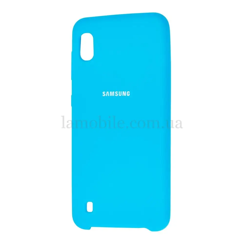 Чохол для Samsung Galaxy A10 (A105) Silky Soft Touch "блакитний"