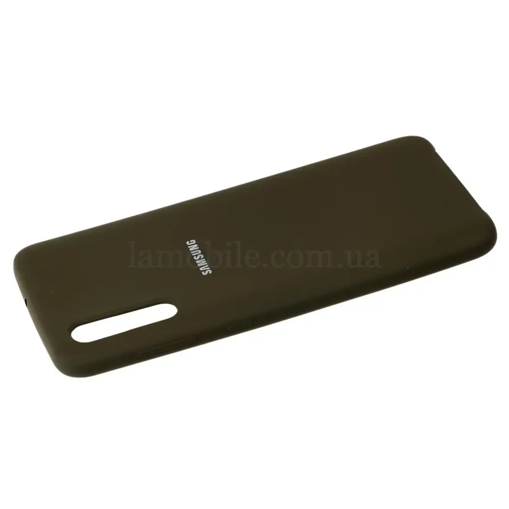 Чохол для Samsung Galaxy A50/A50s/A30s Silky Soft Touch "оливковий"