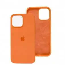 Чохол для iPhone 13 Pro Max Square Full silicone оранжевий / orange