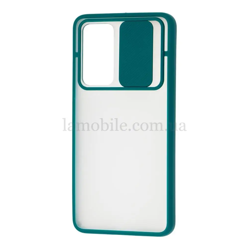 Чехол для Huawei P40 LikGus Camshield camera protect зеленый