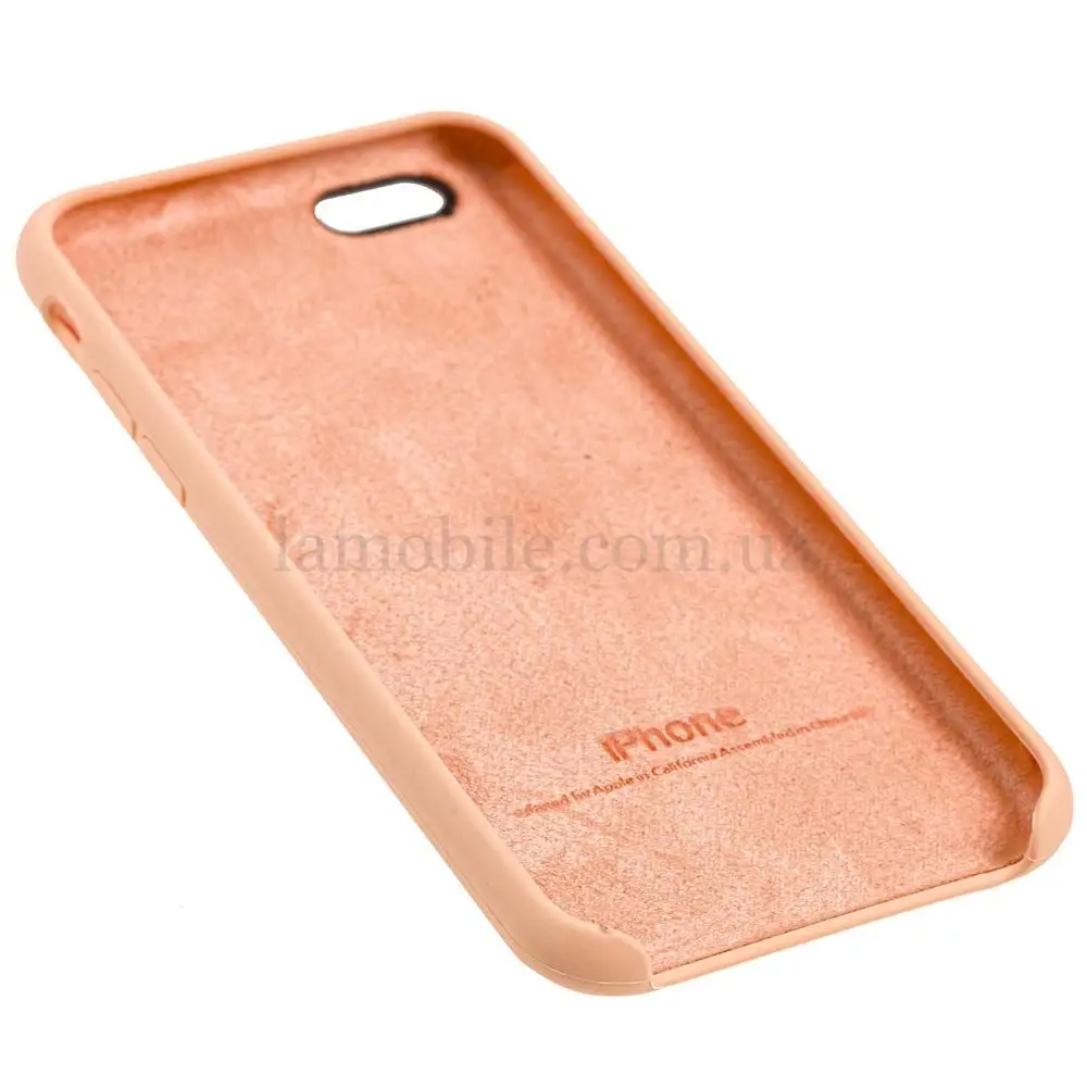 Чохол Silicone для iPhone 6 / 6s case grapefruit / помаранчевий
