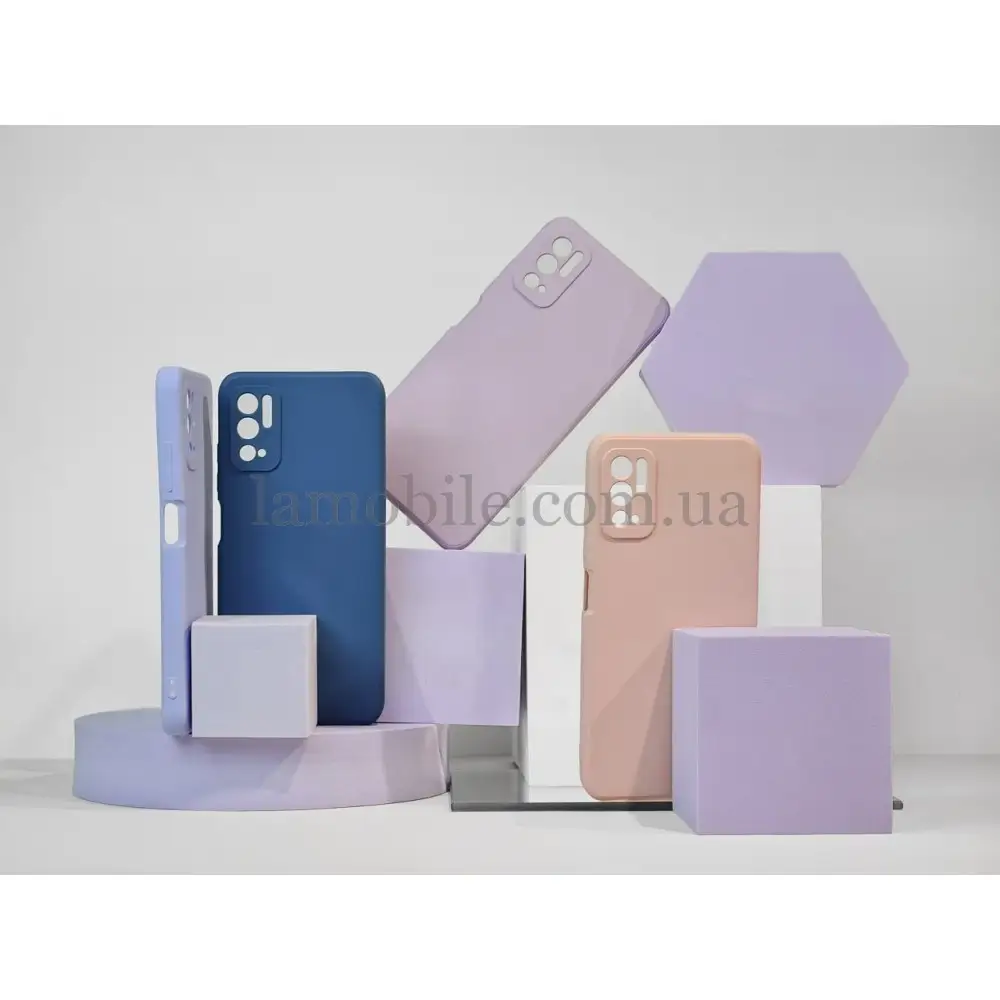 Чохол для Samsung Galaxy A12 (A125) Wave colorful light purple