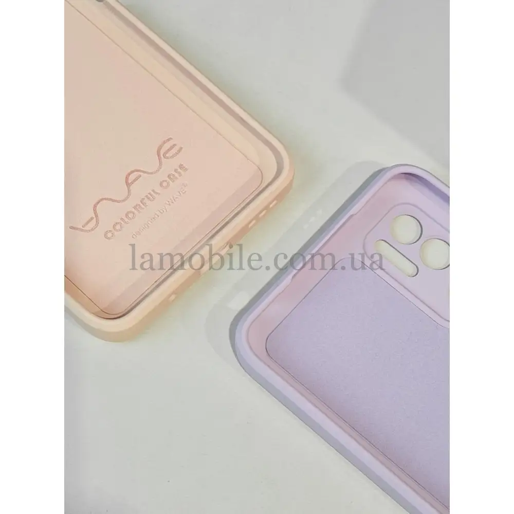 Чохол для Samsung Galaxy A12 (A125) Wave colorful light purple