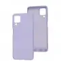 Чохол для Samsung Galaxy A12 (A125) Wave colorful light purple