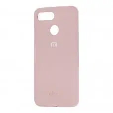 Чохол для Xiaomi Redmi 6 Silicone Full блідо-рожевий