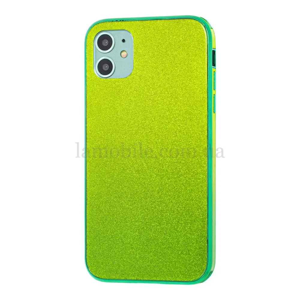Чехол для iPhone 11 Pro Max Ambre glass "салатовый"