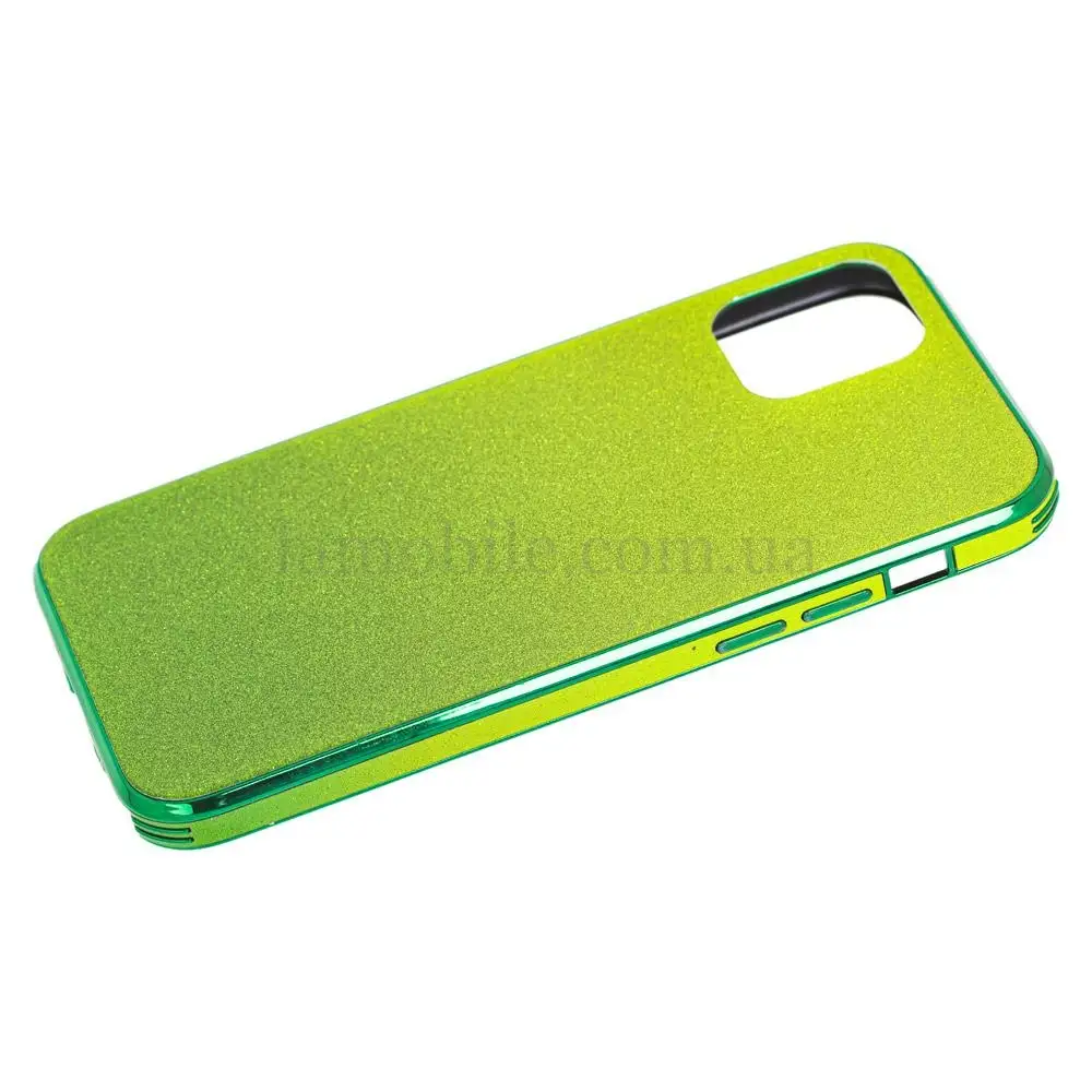Чехол для iPhone 11 Pro Max Ambre glass "салатовый"