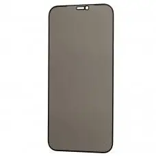 Защитное стекло для iPhone Xr / 11 Full Glue Anti-Spy черное (OEM)
