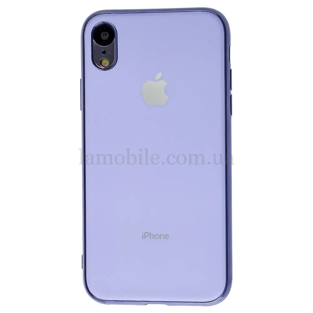 Чохол для iPhone Xr Silicone case матовий (TPU) лавандовий