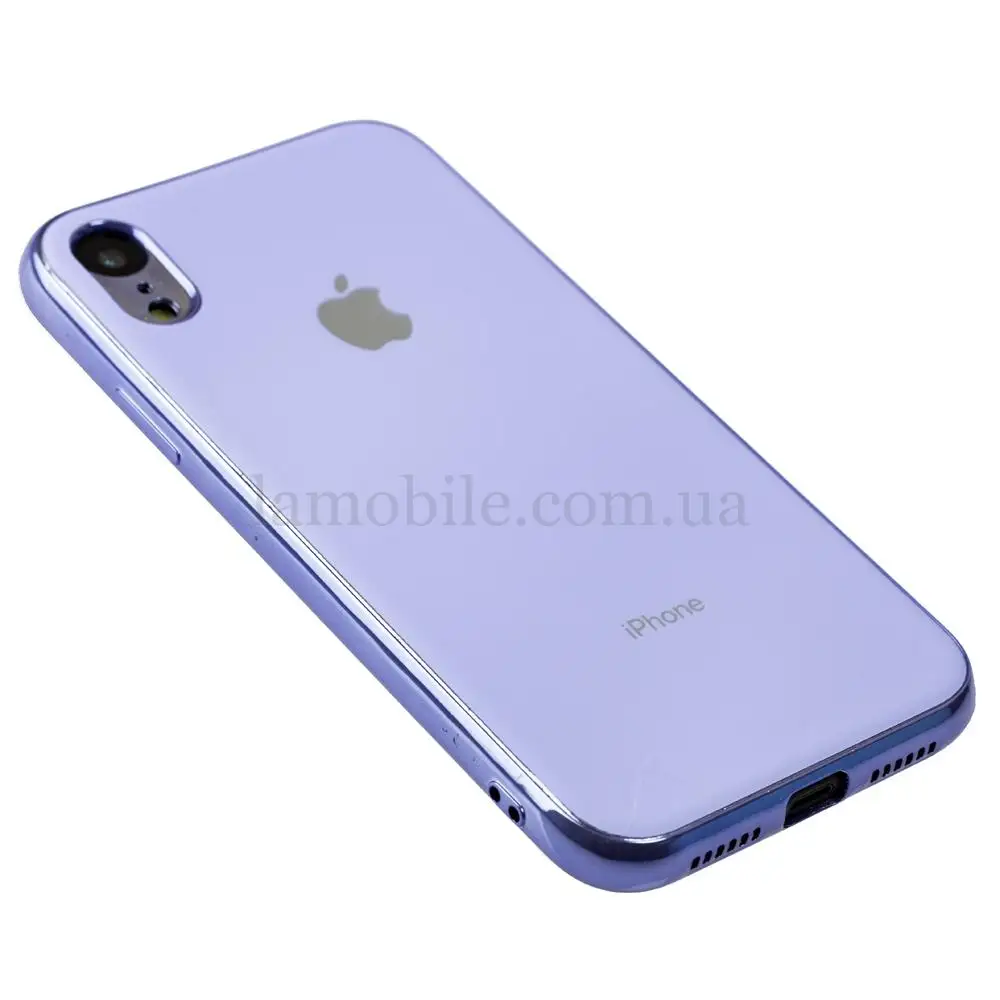 Чохол для iPhone Xr Silicone case матовий (TPU) лавандовий