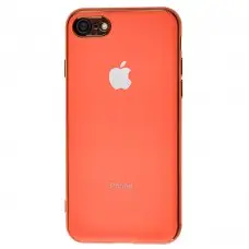 Чохол для iPhone 7 / 8 Silicone case матовий (TPU) кораловий