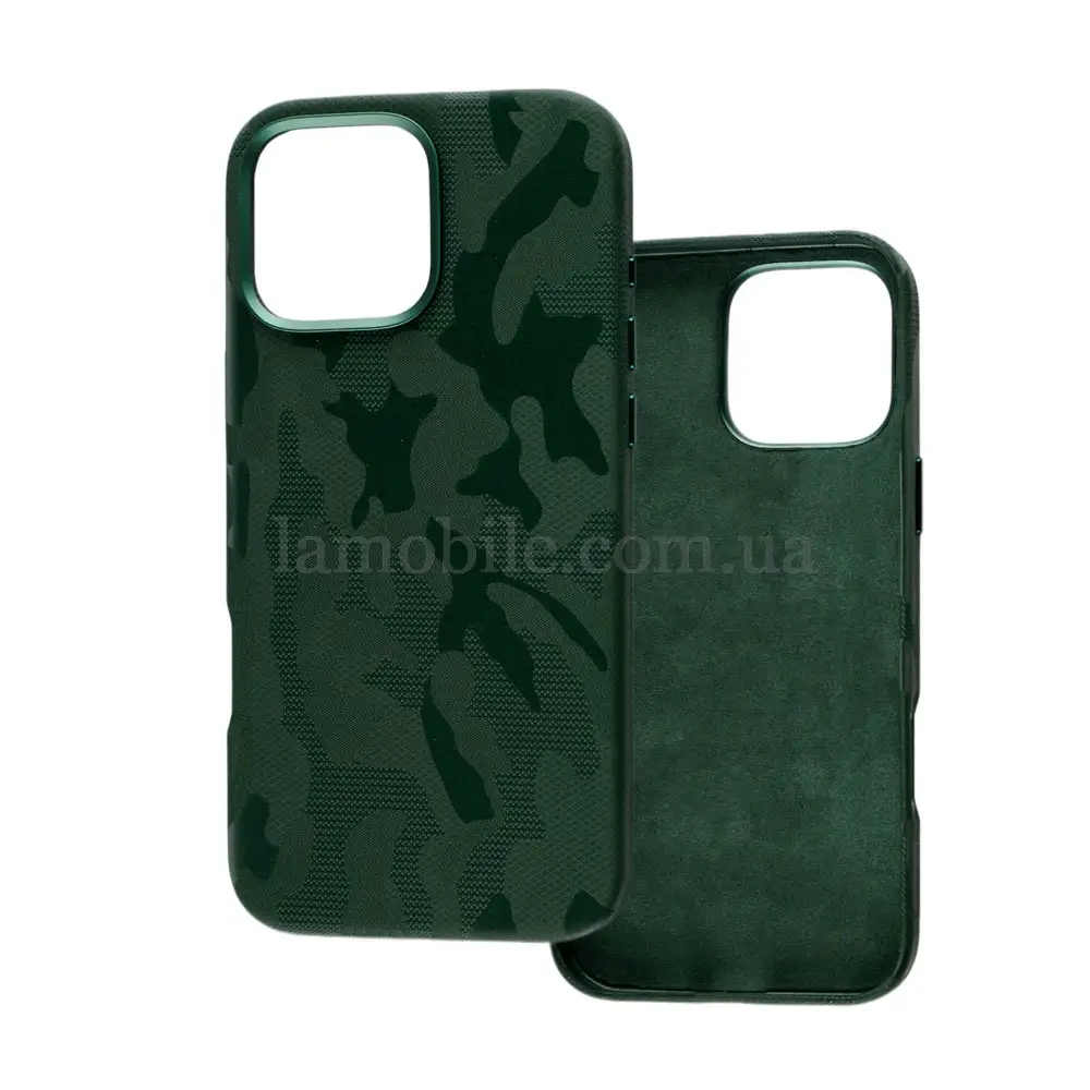 Чохол для iPhone 15 WAVE Khaki Magnetic green