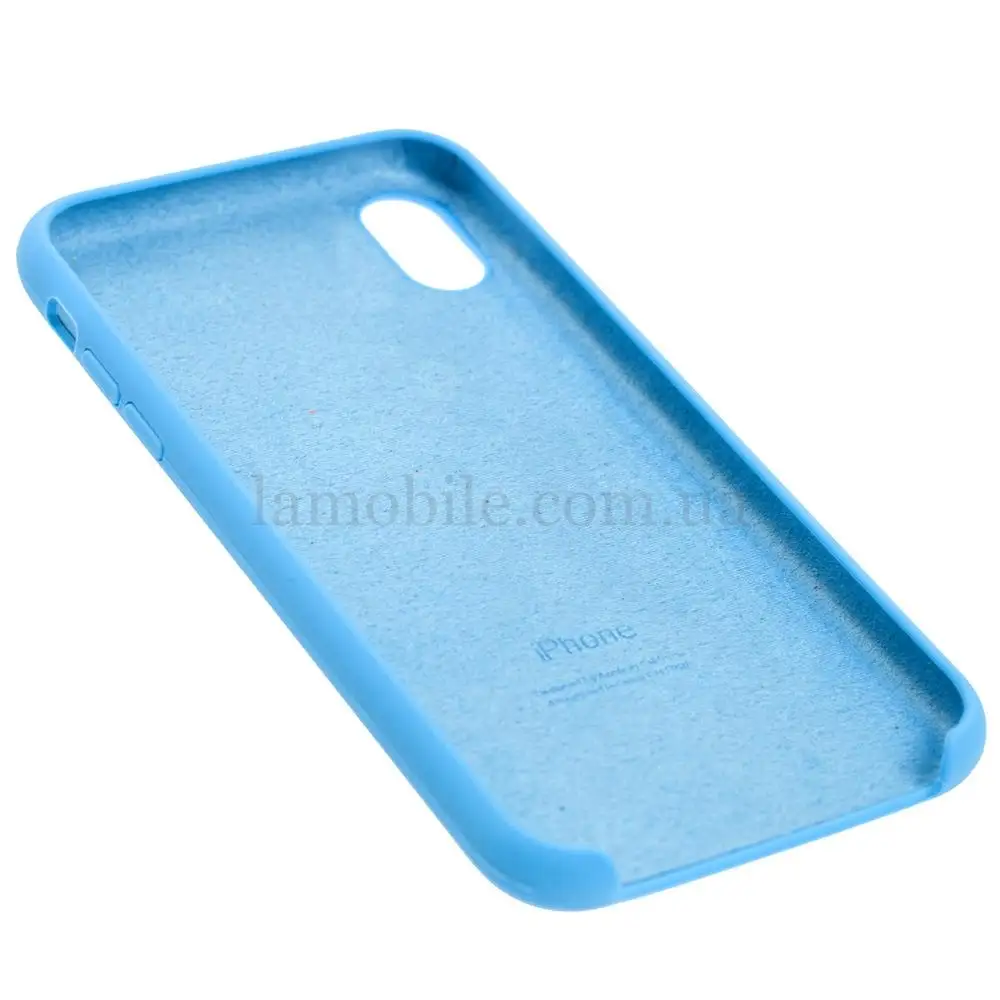 Чохол silicone case для iPhone Xr blue
