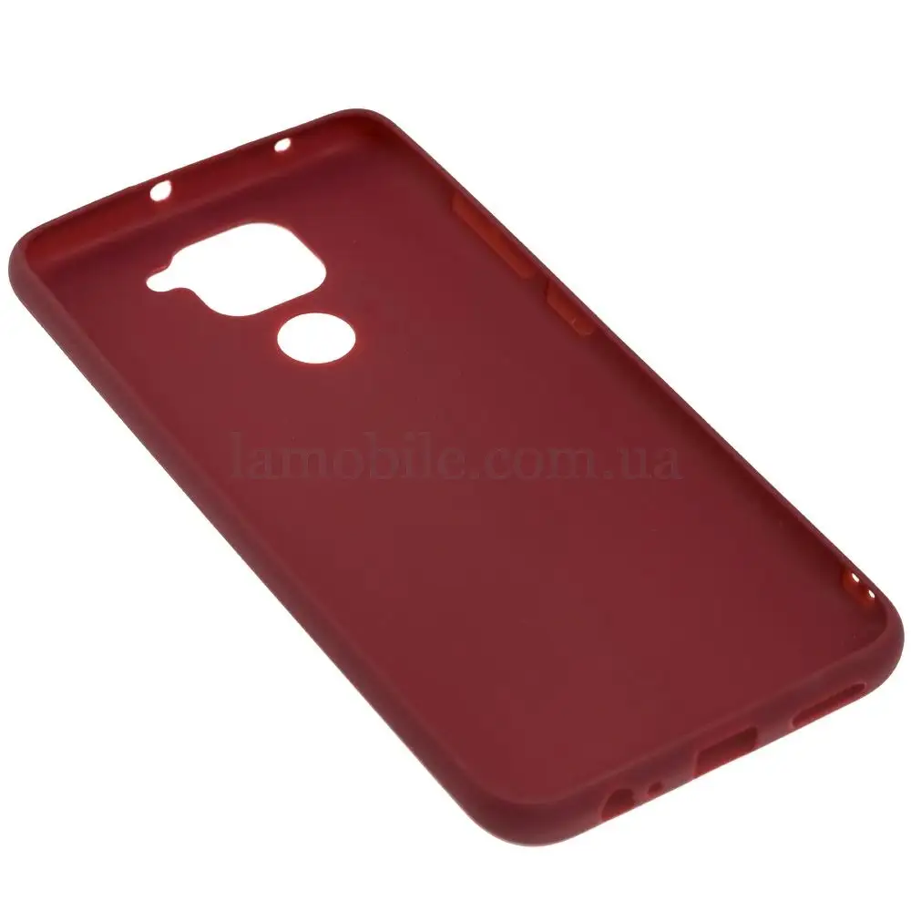 Чехол для Xiaomi Redmi Note 9 Candy бордовый 