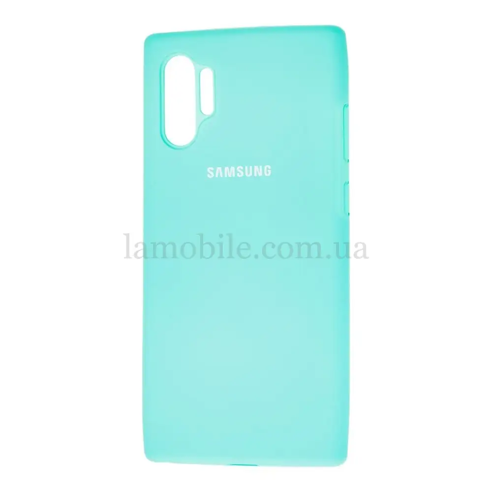 Чохол для Samsung Galaxy Note 10+ (N975) Silicone Full бірюзовий