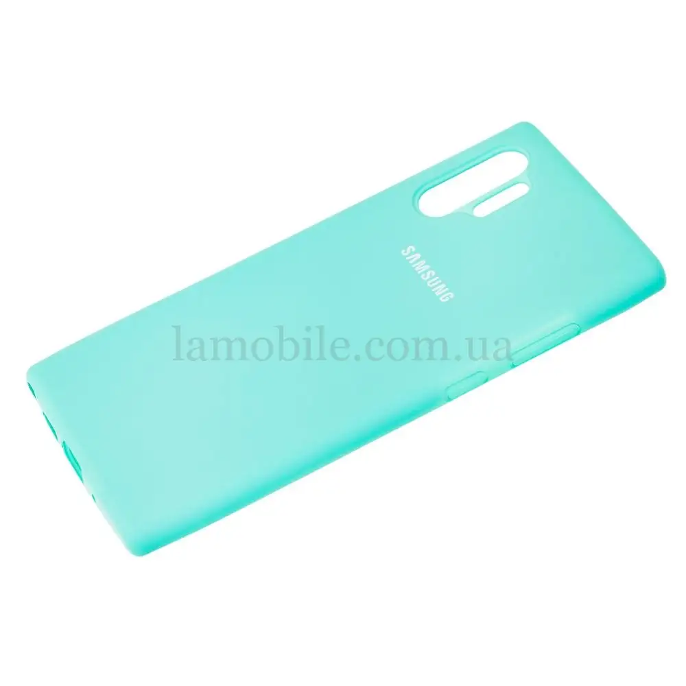 Чохол для Samsung Galaxy Note 10+ (N975) Silicone Full бірюзовий