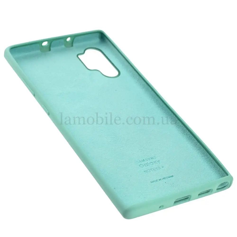 Чохол для Samsung Galaxy Note 10+ (N975) Silicone Full бірюзовий