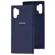 Чохол для Samsung Galaxy Note 10+ (N975) Silicone Full темно-синій