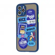 Чехол для iPhone 11 Pro Picture shadow matte nice disco синий