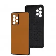 Чехол для Samsung Galaxy A52 Classic leather case orange
